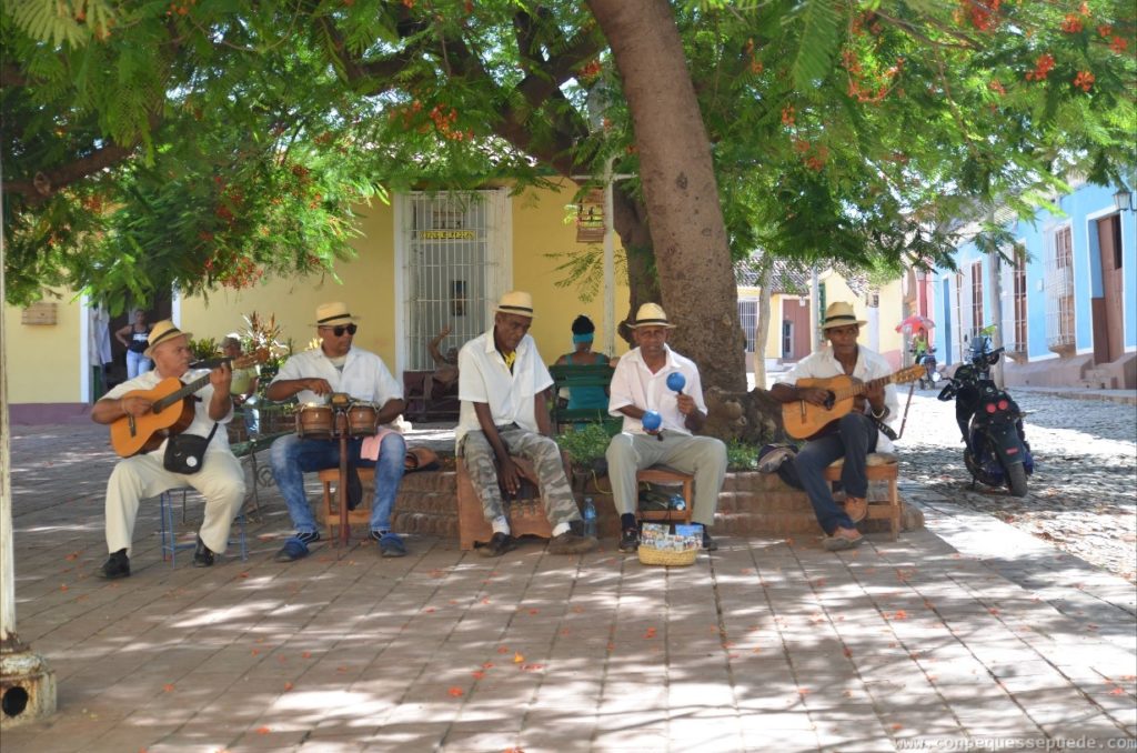 La música en Trinidad está omnipresente...