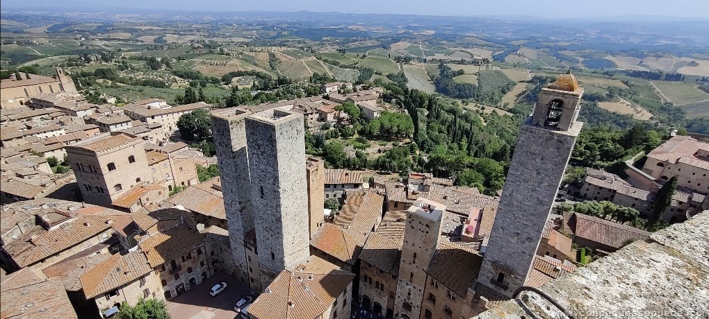 Vista panorámica de San Gimignano.
